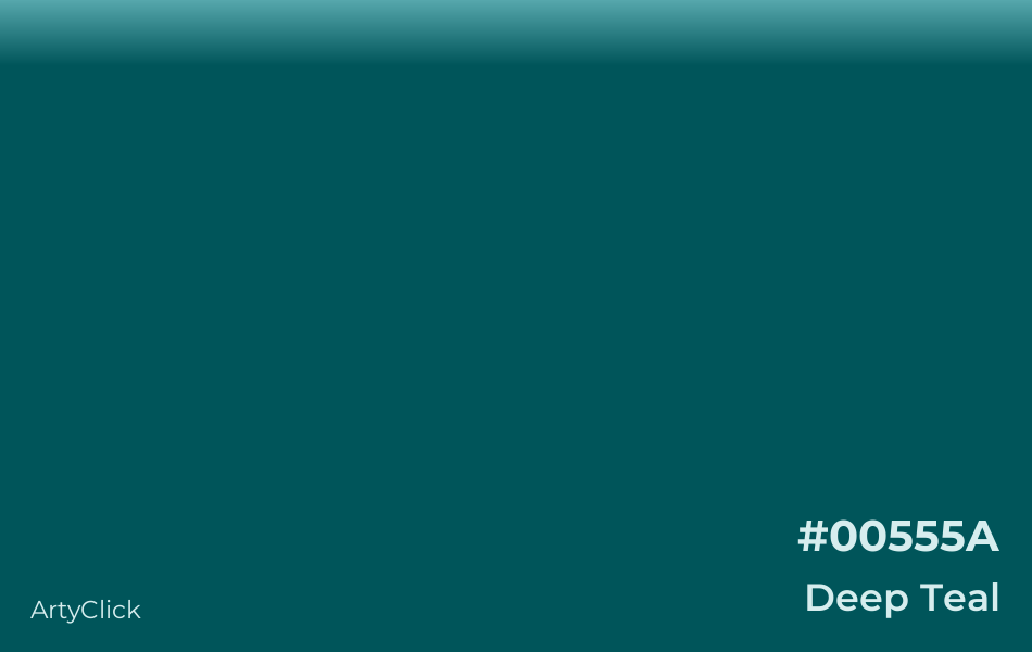 Deep Teal #00555A