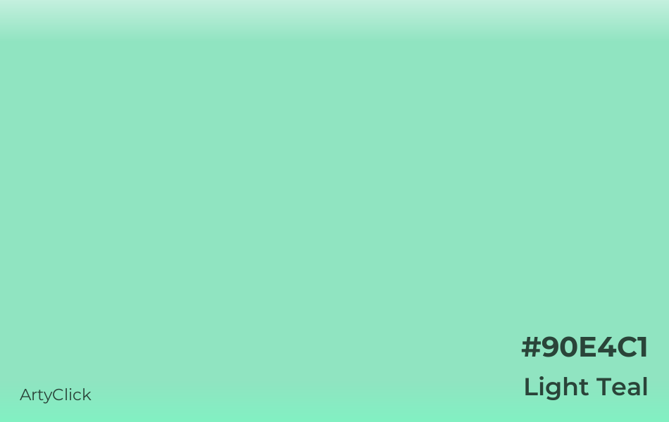 Light Teal #90E4C1